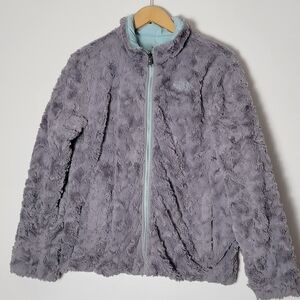 The North Face Reversible Mossbud Swirl Jacket Girls Medium Estimate